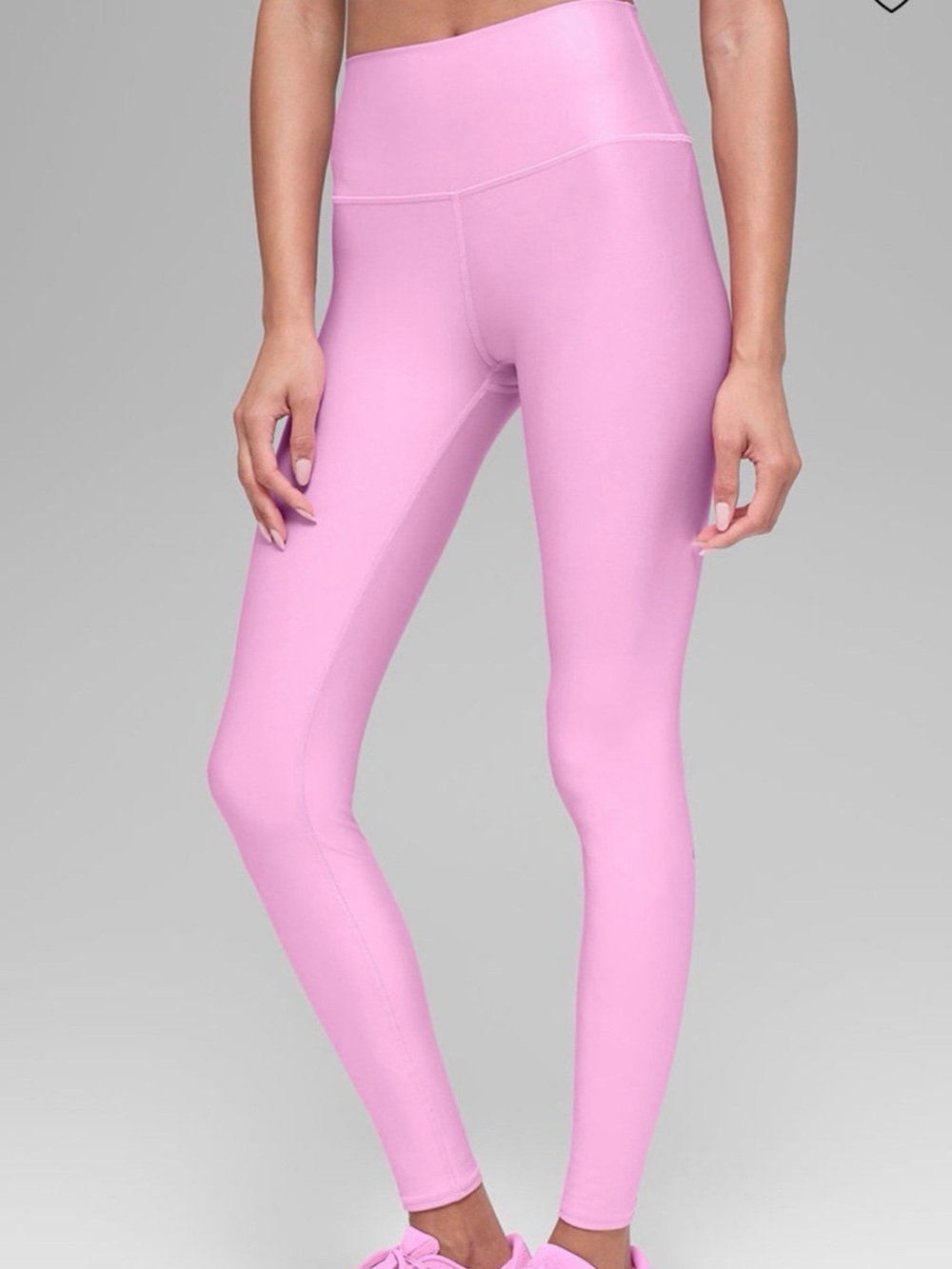 ALO Yoga Girls' Pink High-Rise Performance Leggings
